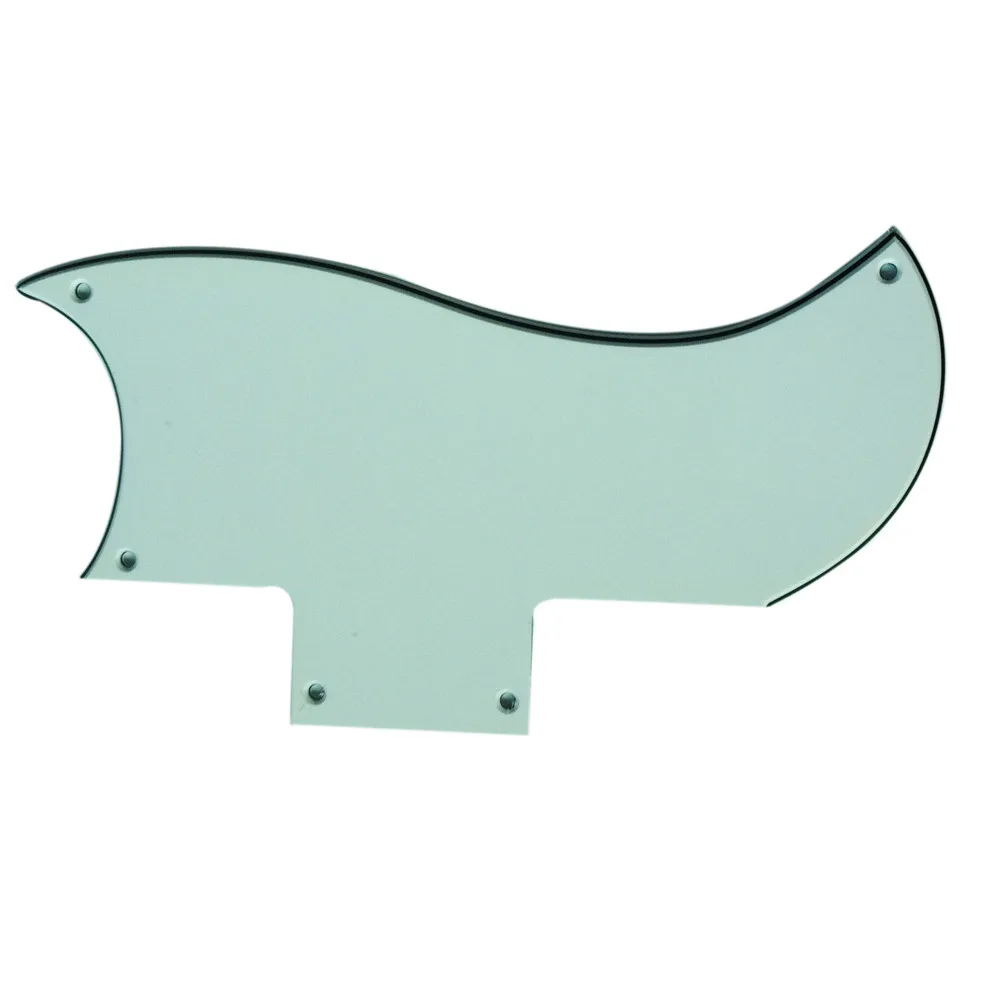 

Pleroo Custom Guitar pickgaurd - For 61 SG Guitar Pickguard Scratch Plate , 3 Ply White