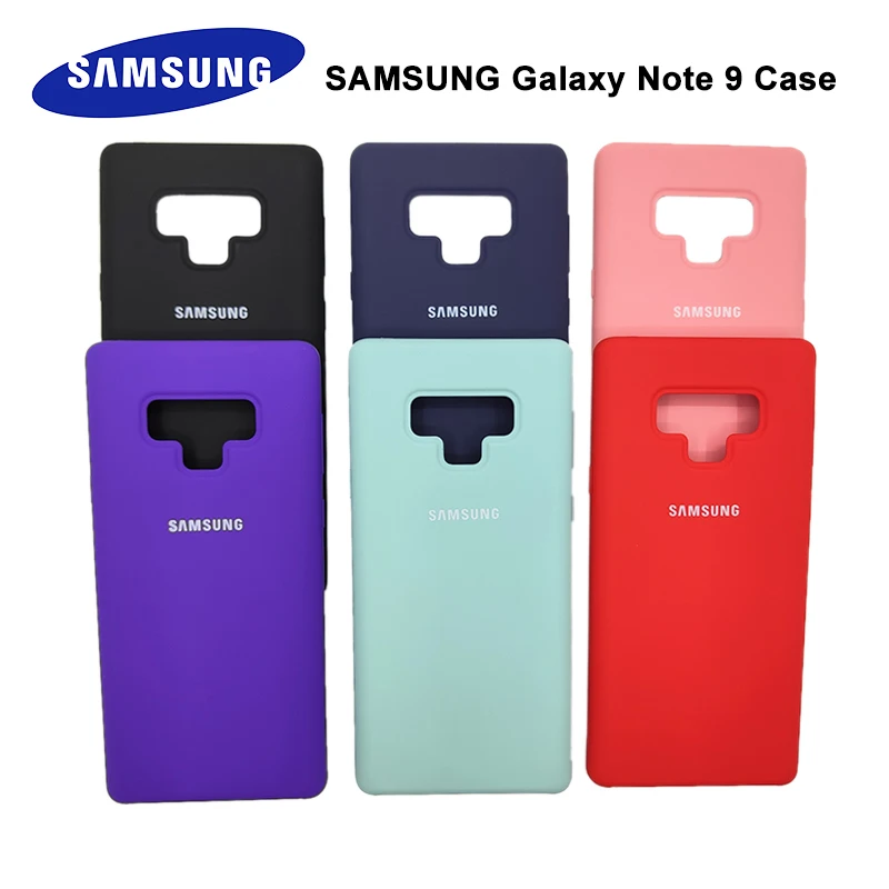 

Original Samsung Galaxy Note 9 Note9 Case Silky Soft-Touch Finish Back Full Protective Cover for Galaxy note9 case note 9 Cover