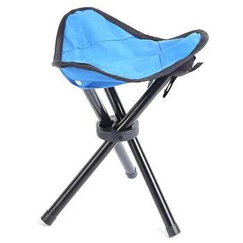 

Top Lander Outdoor Fishing Chair Lightweight Portable Tripod Stool Folding Chair For Camping Walking Picnic Garden Three Feet