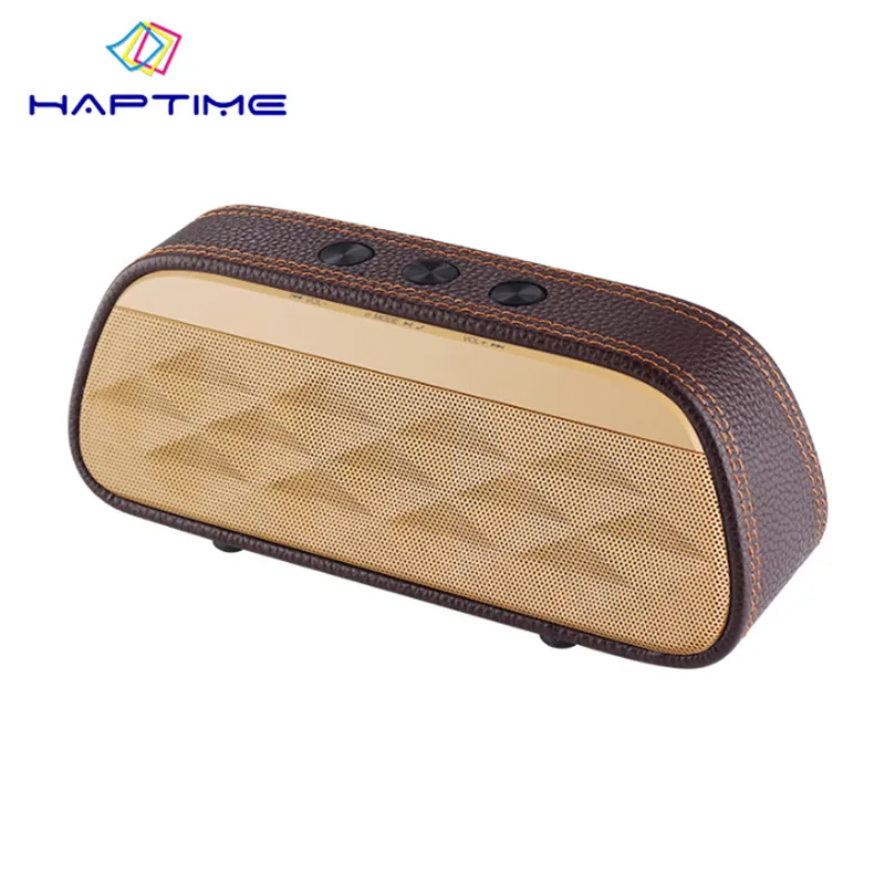 High quality leather wireless bluetooth speaker