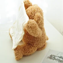 NEWSET Peek A Boo Teddy Bear Stuffed Animals Plush Doll Music dog Educational Anti stress Electric