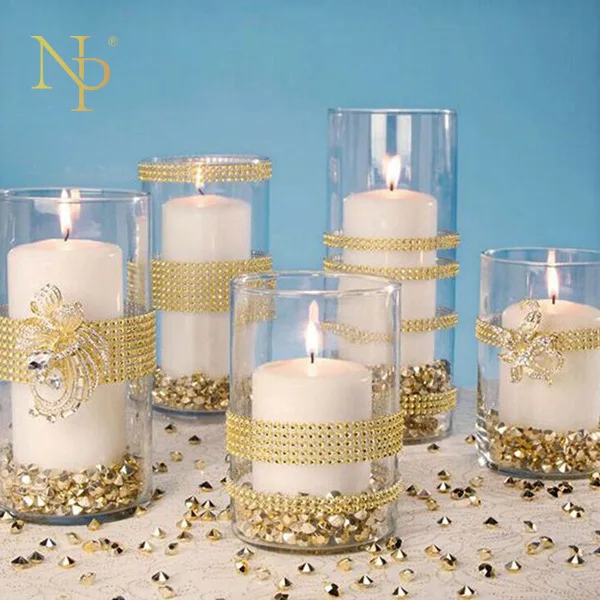 

Nicro 10 Yards Wedding Decoration Bling Diamond Mesh Wrap Ribbon Silver Rhinestone Mesh Roll Tape Tulle Crystal #Oth84