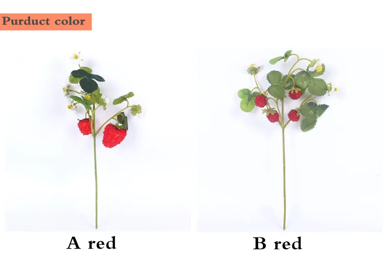 Искусственные фрукты, имитация 2 головок, Клубничные головки и 4 головки, фрукты тутового дерева красного цвета, украшения для дома, вечерние украшения стола