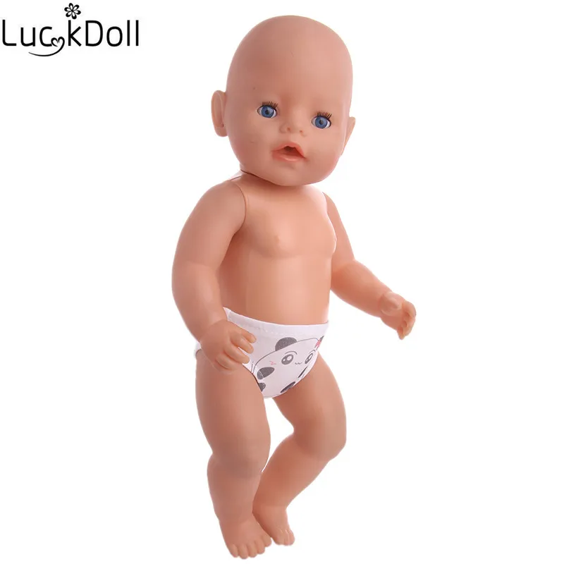 Luckdoll новые кукольные аксессуары мультфильм трусики подходят 43 см кукла, лучший подарок для детей