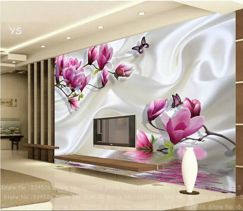 Avoir Images 3d Fleur Papier Peint Fresque Papel De Parede Floral Tapete actualisé salutations