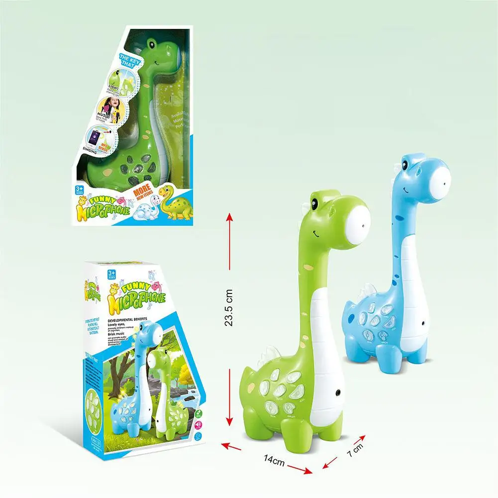 

LeadingStar Kids Magic Cartoon Dinosaur Design Microphone Speaker with MP3 Recorder Amplification