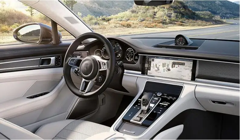 

10PCS/SET Carbon Fiber Car interior Cover For 17 18 Porsche Panamera 2017 2018 Add Fit Left Hand Driving