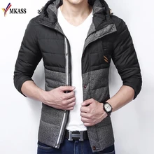 Зимняя куртка Новая брендовая одежда белая утка Подпушка Для мужчин куртка толстые теплое пальто с капюшоном воротник Мужские парки Лидер продаж