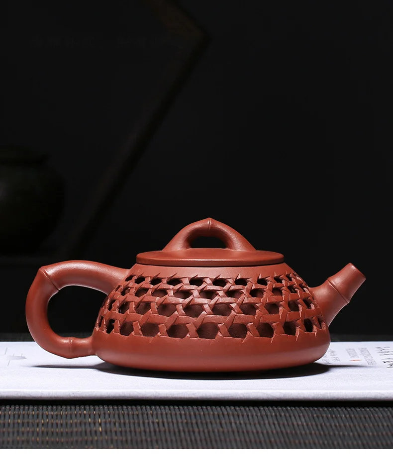 PINNY 150 мл фиолетовая глина yixing полые "Shi Piao" чайник Da Hong Pao Zi Sha Mud Китайский кунг-фу чайный сервиз Ретро посуда для напитков