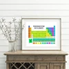 Tabla Periódica de química de los elementos, tabla educativa, lienzos de pintura impresos, versión en español y alemán, decoración de carteles de arte de pared ► Foto 2/6