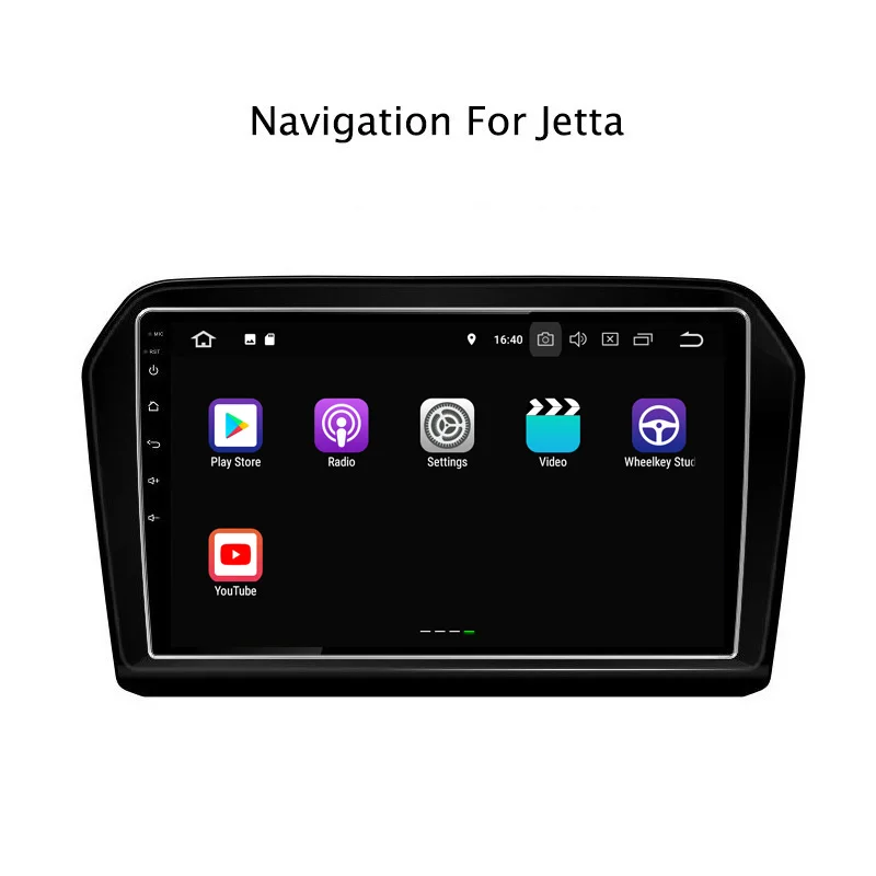 Excellent 9" 2G RAM 16G ROM Android 8.1 Car DVD Multimedia Player For VW Jetta 2013-2017 GPS Navigation Radio Stereo Audio 2