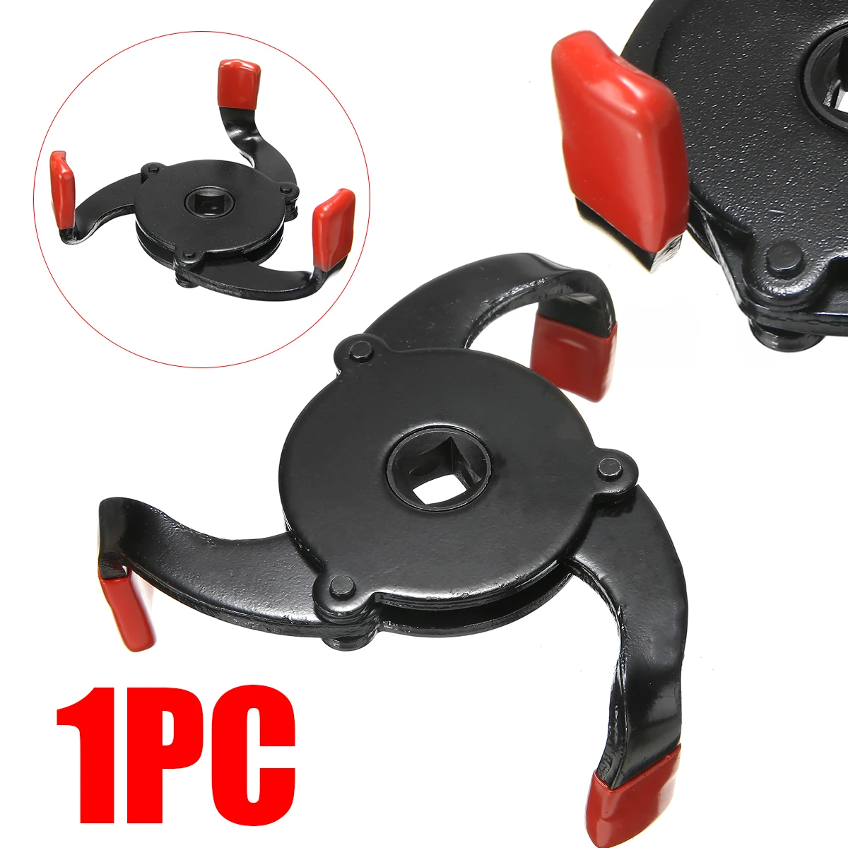 

1pc 3-Jaw 3/8 Inch Oil Filter Wrench Automatically Adjusts Car Removal Tool For Auto Truck SUV