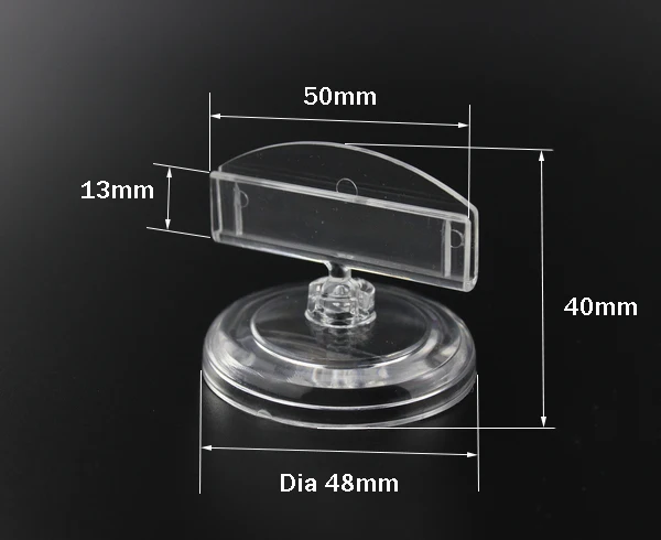 

Small Card Holder Stand Clear signage desktop shop store shelf counter POP clips price tag display racks advertising sign holder