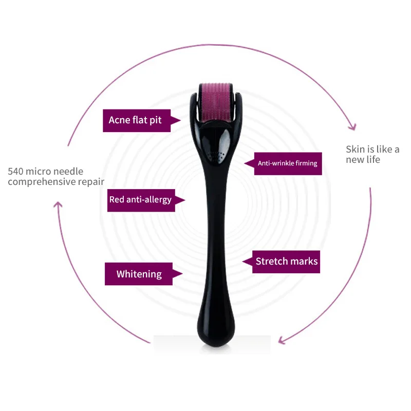 DRS 540 derma ролик микро титановые иглы микроиглы mezoroller машина для ухода за кожей и