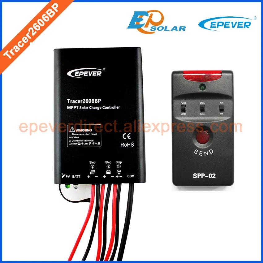 tracer2606bp nova serie bp mppt epever controlador 04