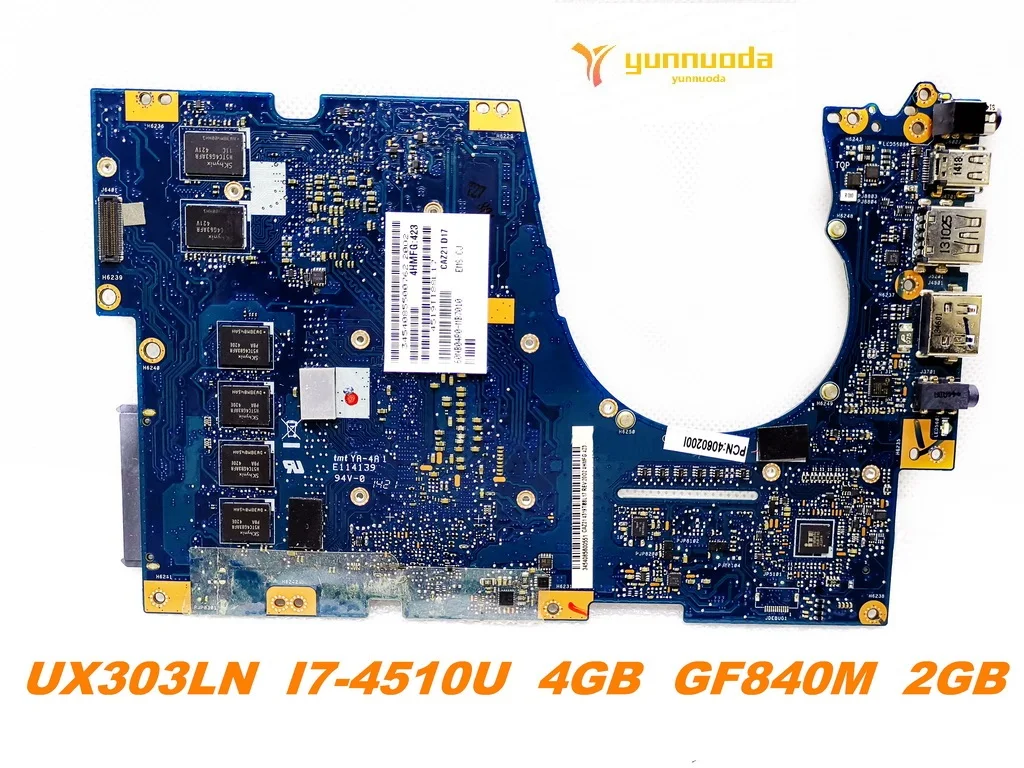 Оригинальная материнская плата для ноутбука ASUS UX303LN UX303LN I7-4510U 4 Гб GF840M 2 Гб протестирована хорошая бесплатная доставка