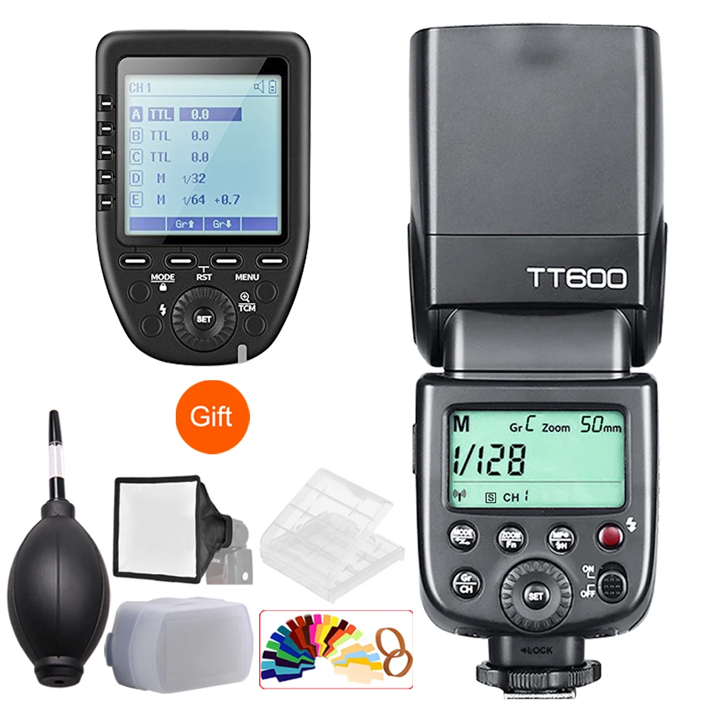 Godox TT600 2 4G Беспроводная GN60 Master/Slave камера вспышка с Xpro триггером для Canon Nikon Sony Pentax