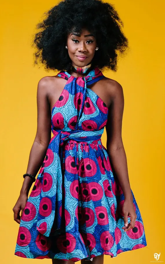 2019 Африканский костюмы традиционные платья для женщин халат платье в африканском стиле продвижение полиэстер новые пикантные модные