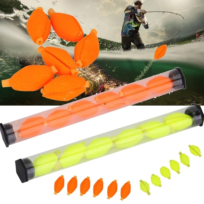 

6Pcs/Set 2 Colors Ice Fishing Float Bobber Set Buoy Boia Floats for Carp Fishing Tackle Accessories