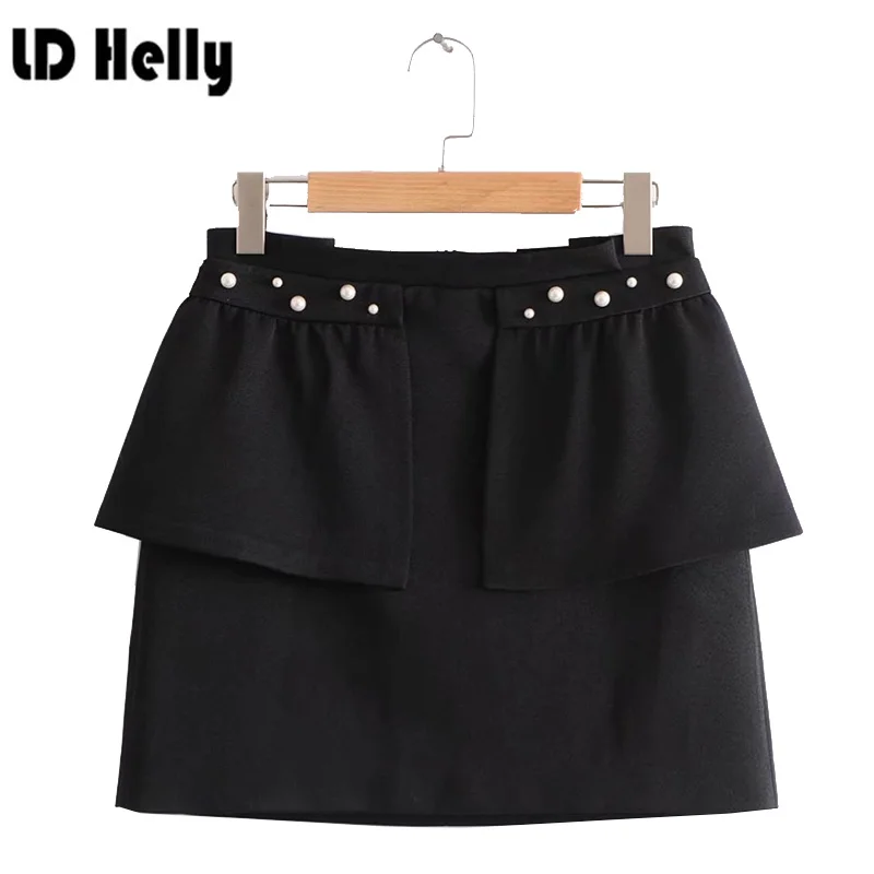 pearl black skirt