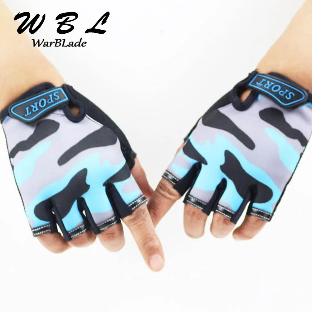 Детские перчатки без пальцев, Нескользящие ультратонкие детские дышащие перчатки с половинным пальцем для мальчиков и девочек, Luvas De inverno WarBLade