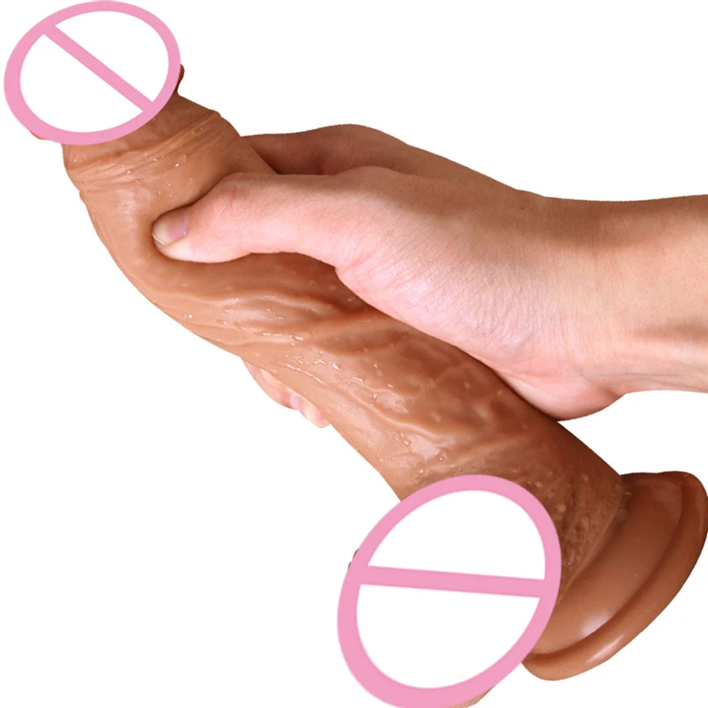 Soft Silicone Dildo Realistic Dildos Suction Cup Artificial Penis Dick Women Masturbator Adult Sex Toys For Woman New