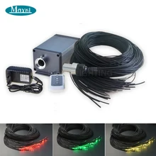 Maykit Cree Chip 5 Вт Светодиодный светильник низкого напряжения для сауны с использованием 80 шт. 1,5 мм толщина 2 м водонепроницаемый волоконный тусклый пульт дистанционного управления