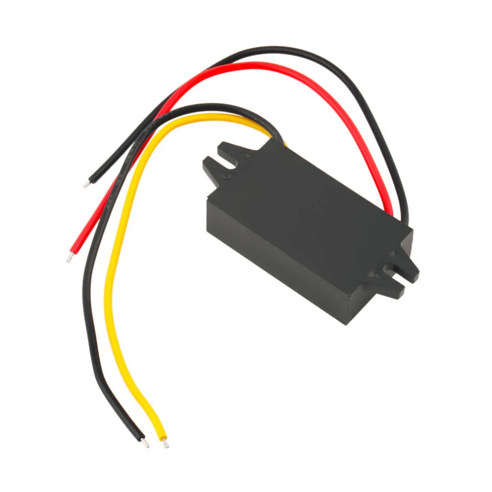 Высокое качество 1 шт. DC 12 В к DC 5 В 3A 15 Вт модуль преобразователя Duble USB Выход Мощность адаптер new падения