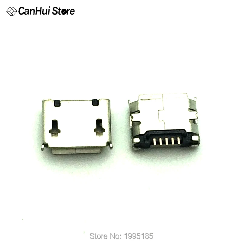 50 шт./лот Micro USB гнездо 5pin SMD Короткая игла медная оболочка порт для передачи данных зарядный порт MK5P мини Usb разъем