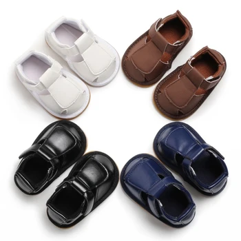 

Infant Boy PU Soft Rubber Bottom Hollow Design Toddler Shoes Breathable Anti-Slip andals Toddler First Walkers