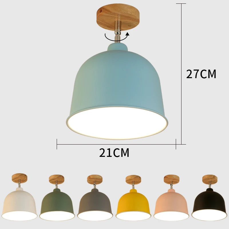 E27 Iron 5w Iron Ceiling Lamp Shade Pendant Light Covers And