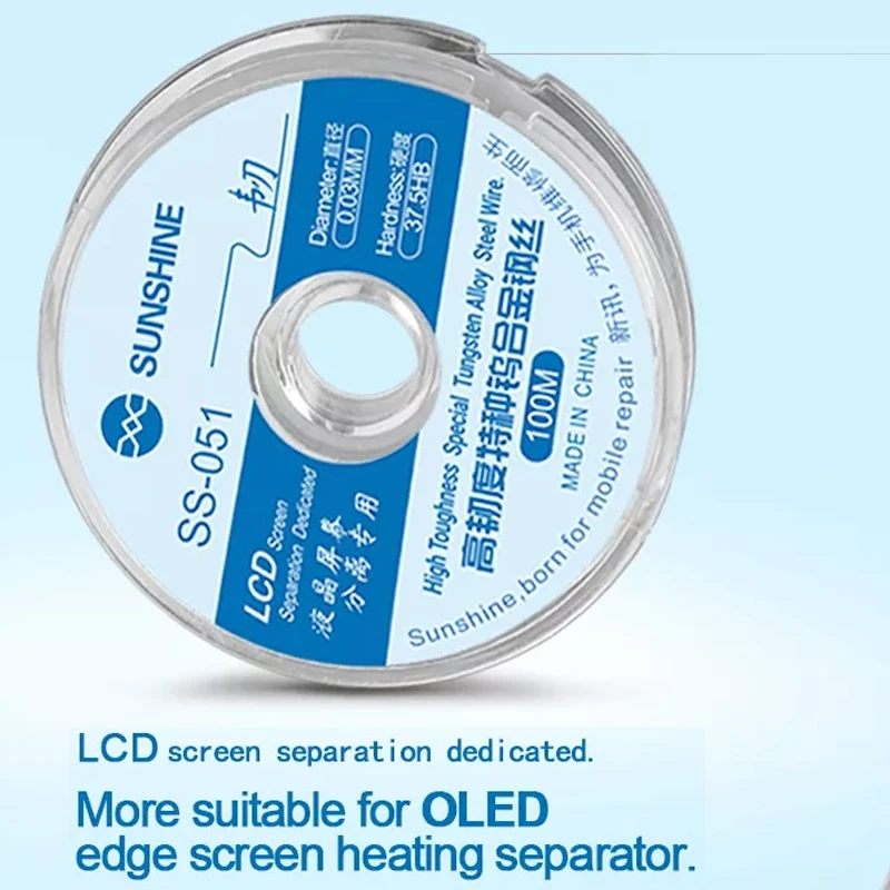 

SUNSHINE molybdenum wires separate wire for OLED screen , finer and tougher