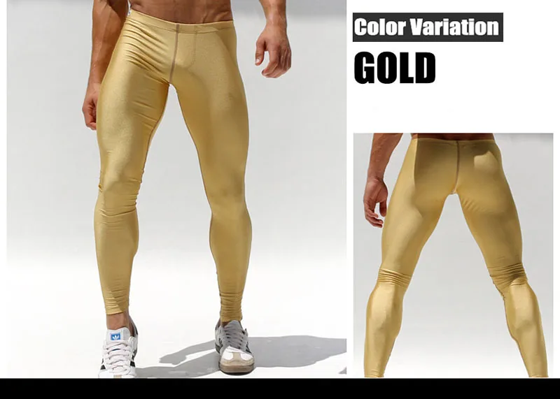 RAY GRACE Men Sports Running Tights Compression Pants Leggings Fitness Sportswear Long Trousers Athletic Training Skinny Pants