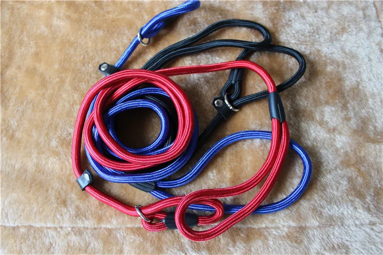 

Nylon Dog Leash Training Dog P Leash Lead Strap Collar 4 Colors & 3 Sizes