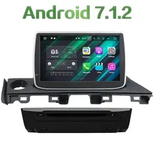 1024*600 2GB RAM 16GB ROM 1 Din Android 7.1.2 Quad core Bluetooth 4G LTE WIFI car multimedia player For Mazda 6 Atenza 2017