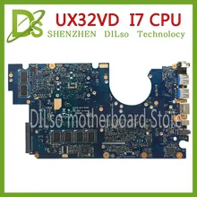 KEFU UX32VD motherboard for ASUS UX32V UX32VD laptop motherboard I7 CPU GT620M 4GB RAM original tested motherboard mainboard