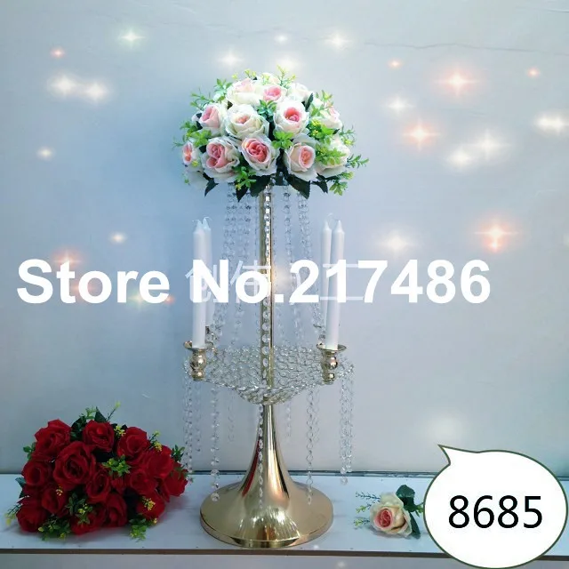 crystal candelabra,flower stand tall wedding centerpieces, tall crystal