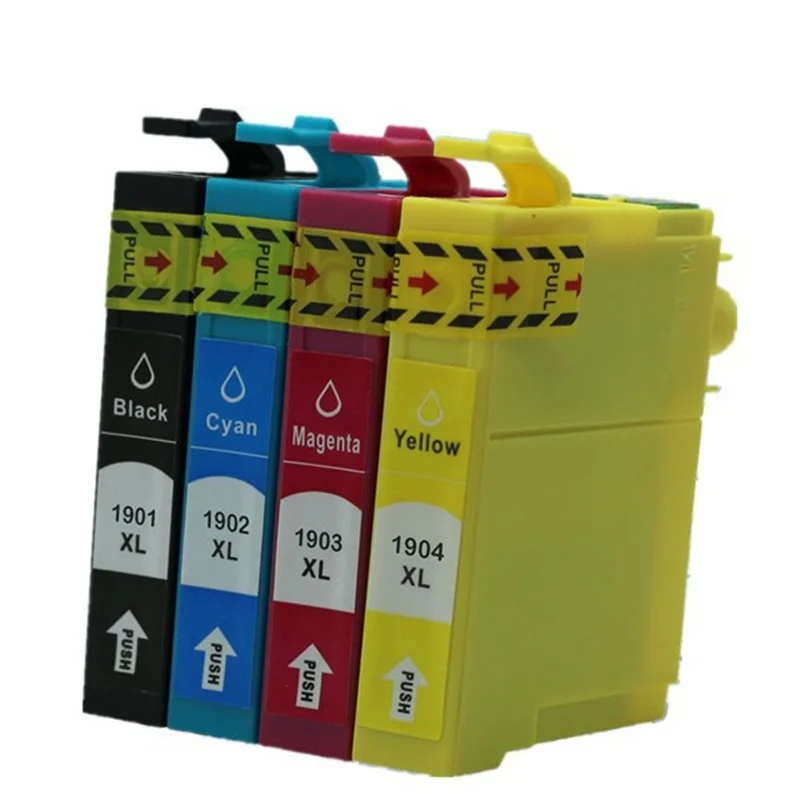 

190 Ink Cartridges for Epson T1901 T1902 T1903 T1904 For EPSON ME 301/401 WF-2538 WF-2528 ME-301 ME-401