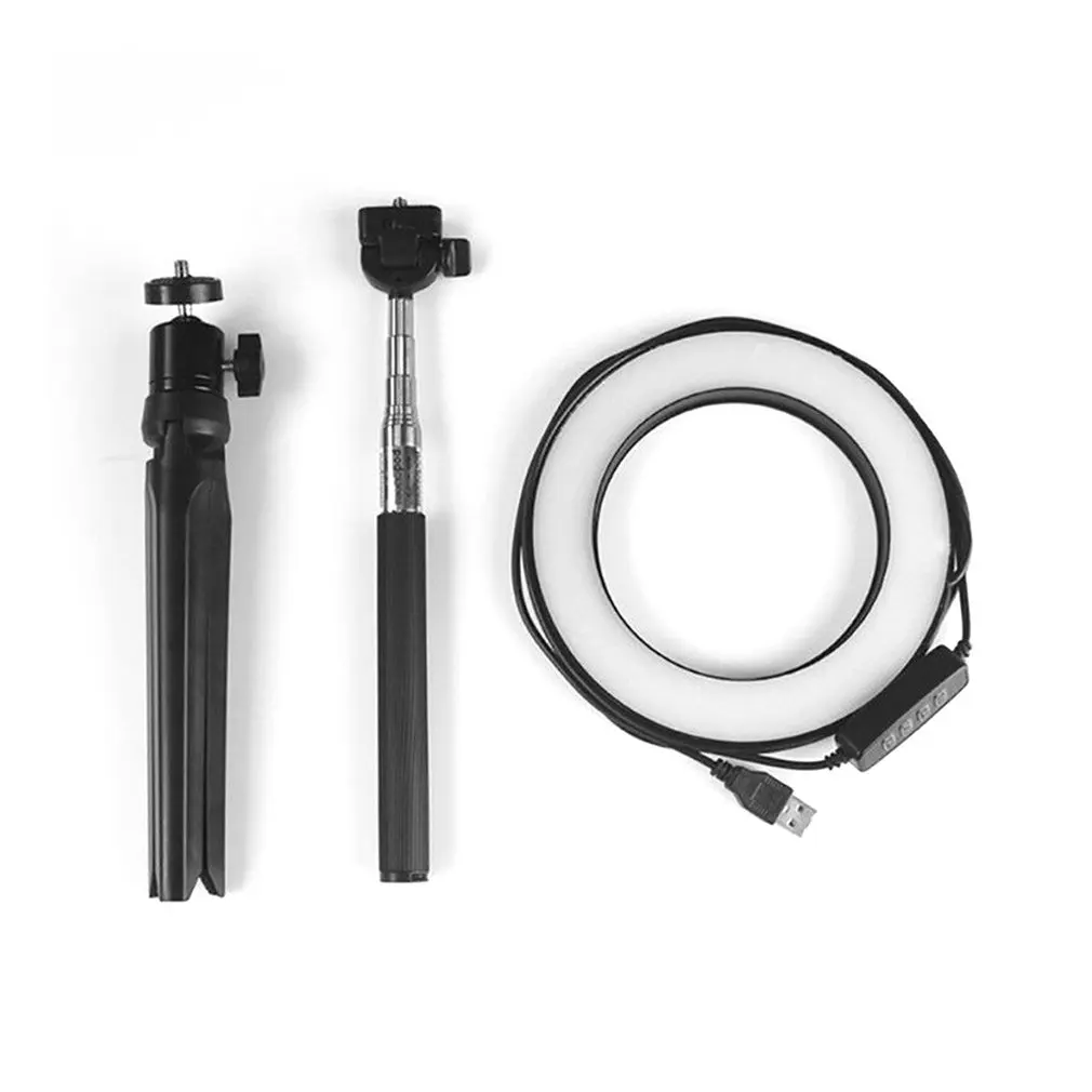 

Professional Phtography Light Dimmable LED Studio Camera Ring Light Photo Phone Video Lamp Selfie Stick