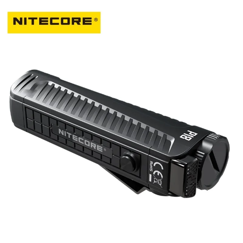 Nitecore P18 светодиодный фонарик Unibody Die-case футуристический CREE XHP35 HD 1800 люмен тактический фонарь с вспомогательным красным светом