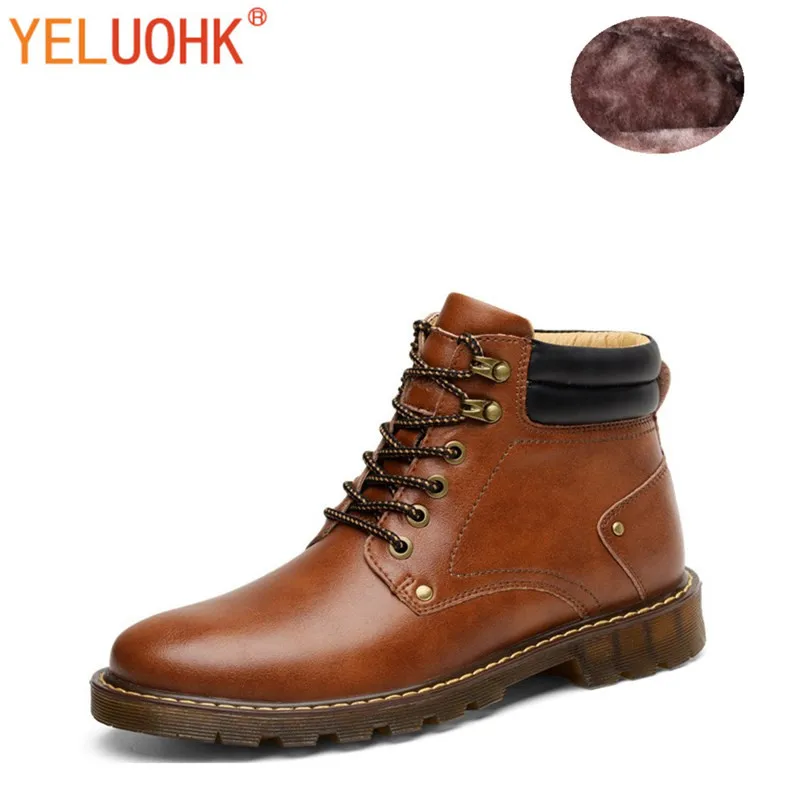 Aliexpress.com : Buy Men Boots Plush Warm Men Winter Shoes High Quality