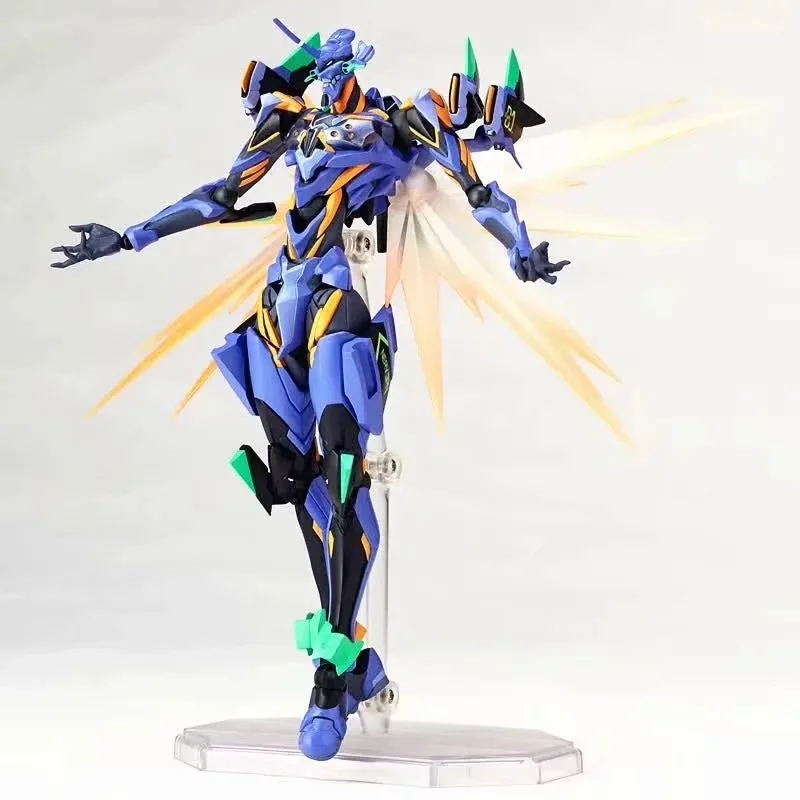 EVA-01 окончательная модель Evangelion Anima REVOLTECH EVANGELION EVOLUTION EVA ПВХ фигурка Коллекционная модель игрушки 17 см