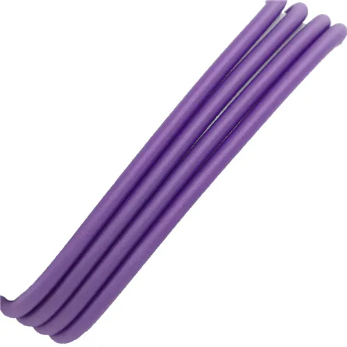 Purple 1 шт. толщина 8 мм длина 45 см вискозный шнур(вискозный намоточный шланг) для Nceklace браслета модные ювелирные изделия для рукоделия аксессуары - Цвет: Purple