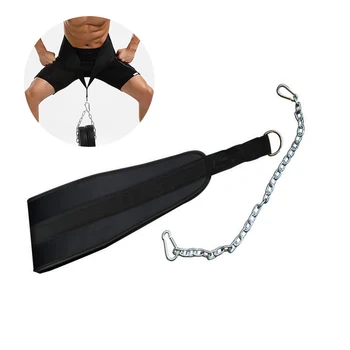 

Weight Lifting Belt With Chain Fitness Equipment Drop Shipping Dip Belt Pull Up Belt For Powerlifting Bodybuilding Crossfit
