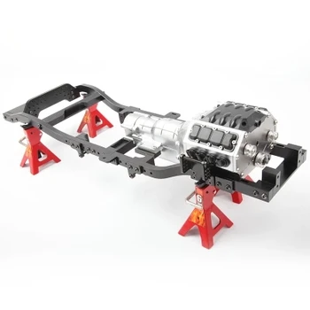

D1RC RC Crawler V8 RC Engine Giant Engine Gearbox three-speed Gearbox Crawler Simulation Gearbox For RC Hobby DIY