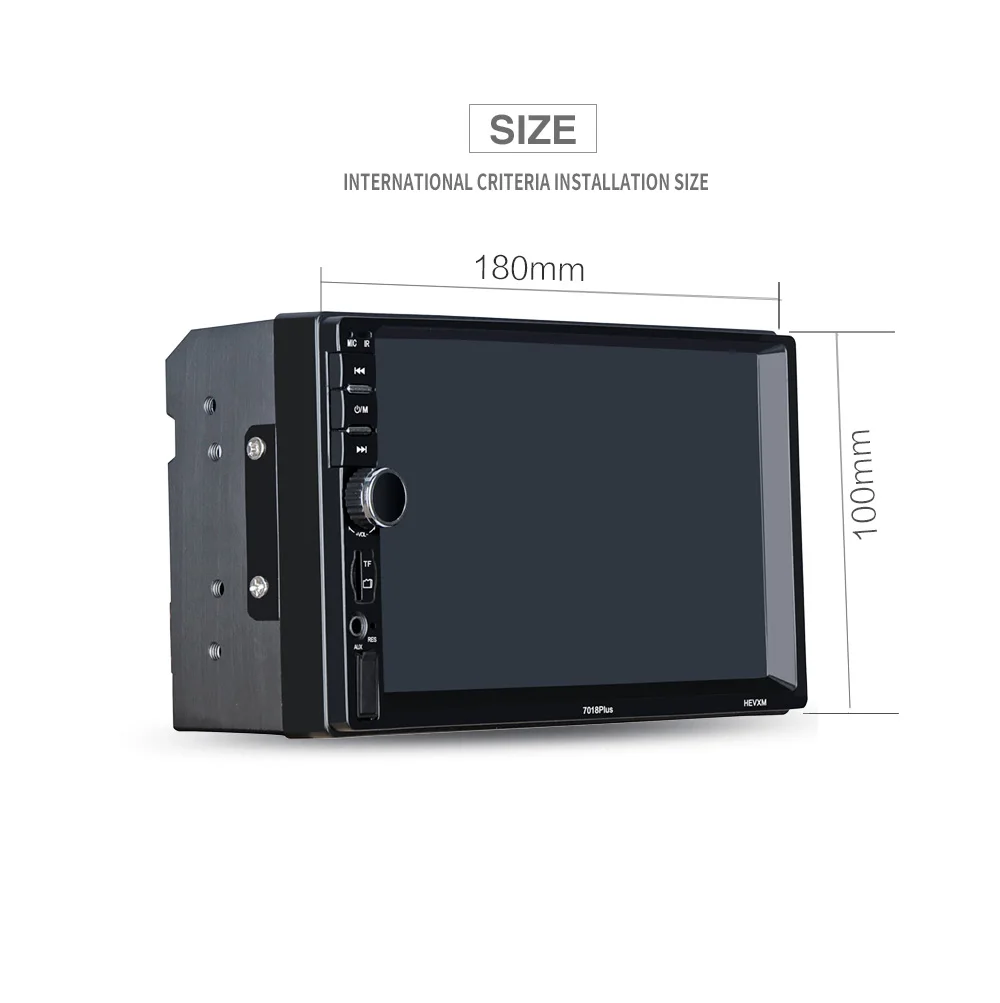 7018 Plus 2 Din автомобильный радиоприемник " HD Touch Mirror Link мультимедийный плеер MP5 плеер камера заднего вида Bluetooth автомобильные мультимедийные плееры