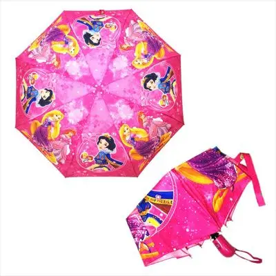 1 шт. Doraemon Микки принцесса Минни складной Защита от солнца автоматический зонт дождь женщин с крышкой - Цвет: color 10