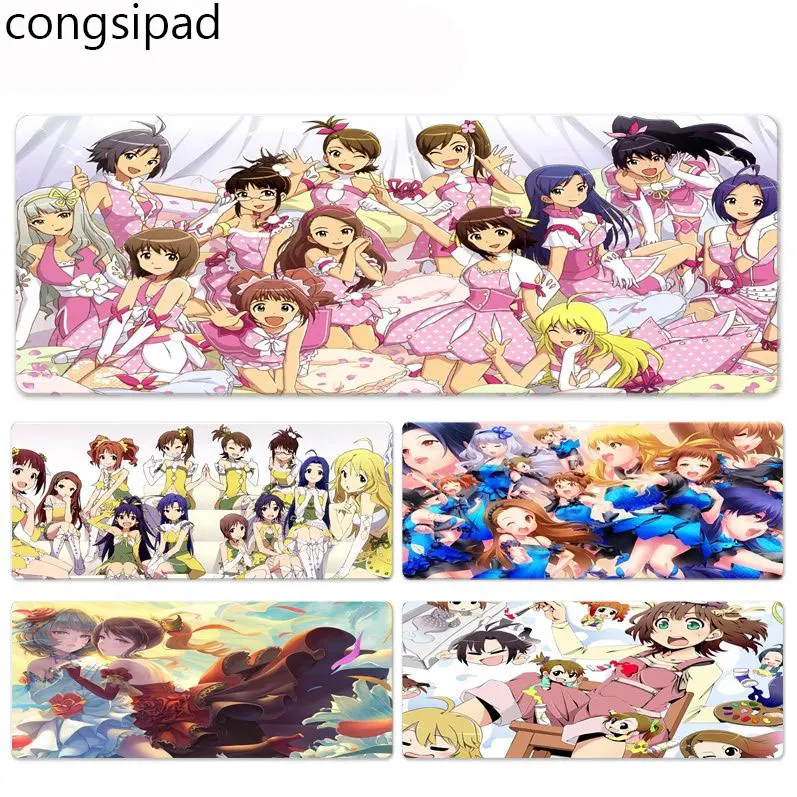

congsipad My Favorite Beautiful Idol Master Beautiful Anime Mouse Mat Size for 30x60cm 30x90cm Rubber Mousemats