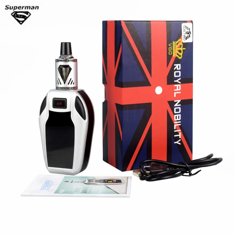 

new product VGO 80W box mod kit good performance electronic cigarette digital display screen temperature control vape pen kit