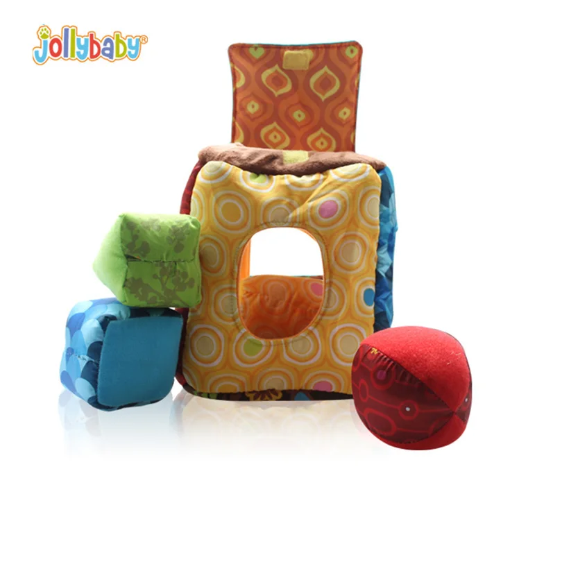 Baby Soft Play Plush Toys Cubes Cloth Building Blocks Children Multifunctional rowth Learning